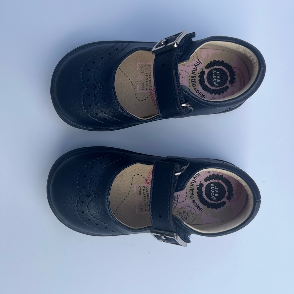 Livie & Luca Navy Mary Jane’s Shoes